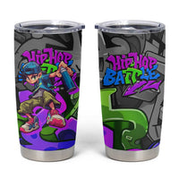 Hip Hop Battle Tumbler Cup Spray Can Kid Character and Colorful Graffiti Street Art Design - Wonder Print Shop
