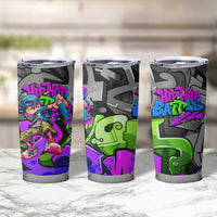 Hip Hop Battle Tumbler Cup Spray Can Kid Character and Colorful Graffiti Street Art Design - Wonder Print Shop