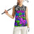Hip Hop Battle Women Sleeveless Polo Shirt Spray Can Kid Character and Colorful Graffiti Street Art Design - Wonder Print Shop