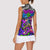Hip Hop Battle Women Sleeveless Polo Shirt Spray Can Kid Character and Colorful Graffiti Street Art Design - Wonder Print Shop