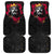 Jesus Graffiti Design Car Mats Crowned Portrait and Urban Street Art Style in Red Yellow Black Theme - Wonder Print Shop