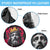 Jesus Graffiti Design Spare Tire Cover Crowned Portrait and Urban Street Art Style in Red Yellow Black Theme - Wonder Print Shop