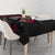 Jesus Graffiti Design Tablecloth Crowned Portrait and Urban Street Art Style in Red Yellow Black Theme - Wonder Print Shop