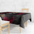 Jesus Graffiti Design Tablecloth Crowned Portrait and Urban Street Art Style in Red Yellow Black Theme - Wonder Print Shop