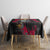 Jesus Graffiti Design Tablecloth Crowned Portrait and Urban Street Art Style in Red Yellow Black Theme - Wonder Print Shop