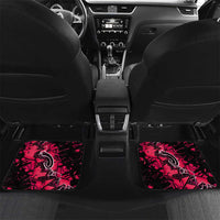 Hip Hop Graffiti Design Car Mats Sitting Hooded Figure and Red Black Street Art Elements - Wonder Print Shop