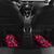 Hip Hop Graffiti Design Car Mats Sitting Hooded Figure and Red Black Street Art Elements - Wonder Print Shop