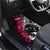 Hip Hop Graffiti Design Car Mats Sitting Hooded Figure and Red Black Street Art Elements - Wonder Print Shop