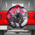 Hip Hop Graffiti Design Spare Tire Cover Sitting Hooded Figure and Red Black Street Art Elements - Wonder Print Shop