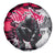 Hip Hop Graffiti Design Spare Tire Cover Sitting Hooded Figure and Red Black Street Art Elements - Wonder Print Shop