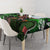 Graffiti Street Art Tablecloth Smoking Ape Character and Neon Crown Symbols in Green and Yellow Graphic Design - Wonder Print Shop