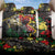 Lion King Africa Graffiti Street Art Back Car Seat Cover Bold Text and Neon Colors Design - Wonder Print Shop