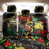 Lion King Africa Graffiti Street Art Back Car Seat Cover Bold Text and Neon Colors Design - Wonder Print Shop