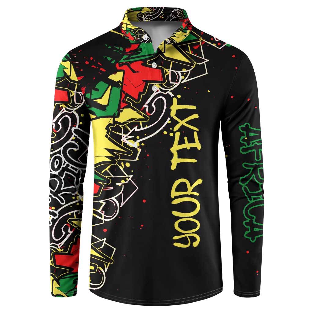 Lion King Africa Graffiti Street Art Button Sweatshirt Bold Text and Neon Colors Design - Wonder Print Shop