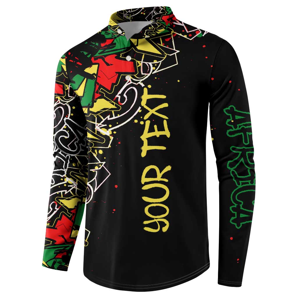 Lion King Africa Graffiti Street Art Button Sweatshirt Bold Text and Neon Colors Design - Wonder Print Shop