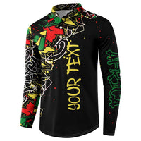 Lion King Africa Graffiti Street Art Button Sweatshirt Bold Text and Neon Colors Design - Wonder Print Shop