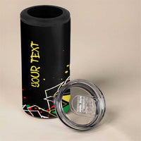 Lion King Africa Graffiti Street Art 4 in 1 Can Cooler Tumbler Bold Text and Neon Colors Design - Wonder Print Shop