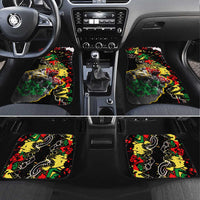 Lion King Africa Graffiti Street Art Car Mats Bold Text and Neon Colors Design - Wonder Print Shop