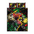 Lion King Africa Graffiti Street Art Quilt Bed Set Bold Text and Neon Colors Design - Wonder Print Shop