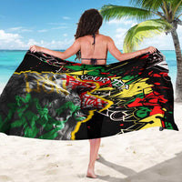 Lion King Africa Graffiti Street Art Sarong Bold Text and Neon Colors Design - Wonder Print Shop
