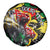 Lion King Africa Graffiti Street Art Spare Tire Cover Bold Text and Neon Colors Design - Wonder Print Shop