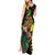 Lion King Africa Graffiti Street Art Tank Maxi Dress Bold Text and Neon Colors Design - Wonder Print Shop