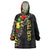 Lion King Africa Graffiti Street Art Wearable Blanket Hoodie Bold Text and Neon Colors Design - Wonder Print Shop