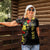 Lion King Africa Graffiti Street Art Women Polo Shirt Bold Text and Neon Colors Design - Wonder Print Shop