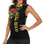 Lion King Africa Graffiti Street Art Women Sleeveless Polo Shirt Bold Text and Neon Colors Design - Wonder Print Shop