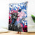Statue of Liberty Graffiti Street Art Blanket America Text and 4th of July Theme in Red White and Blue Design - Wonder Print Shop