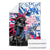 Statue of Liberty Graffiti Street Art Blanket America Text and 4th of July Theme in Red White and Blue Design - Wonder Print Shop