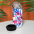 Statue of Liberty Graffiti Street Art 4 in 1 Can Cooler Tumbler America Text and 4th of July Theme in Red White and Blue Design - Wonder Print Shop