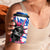 Statue of Liberty Graffiti Street Art 4 in 1 Can Cooler Tumbler America Text and 4th of July Theme in Red White and Blue Design - Wonder Print Shop