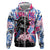 Statue of Liberty Graffiti Street Art Hoodie America Text and 4th of July Theme in Red White and Blue Design - Wonder Print Shop