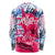 Statue of Liberty Graffiti Street Art Long Sleeve Shirt America Text and 4th of July Theme in Red White and Blue Design - Wonder Print Shop