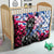 Statue of Liberty Graffiti Street Art Quilt America Text and 4th of July Theme in Red White and Blue Design - Wonder Print Shop
