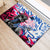 Statue of Liberty Graffiti Street Art Rubber Doormat America Text and 4th of July Theme in Red White and Blue Design - Wonder Print Shop
