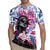 Statue of Liberty Graffiti Street Art Rugby Jersey America Text and 4th of July Theme in Red White and Blue Design - Wonder Print Shop