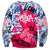 Statue of Liberty Graffiti Street Art Sweatshirt America Text and 4th of July Theme in Red White and Blue Design - Wonder Print Shop