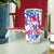 Statue of Liberty Graffiti Street Art Tumbler Cup America Text and 4th of July Theme in Red White and Blue Design - Wonder Print Shop