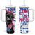 Statue of Liberty Graffiti Street Art Tumbler With Handle America Text and 4th of July Theme in Red White and Blue Design - Wonder Print Shop