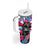 Statue of Liberty Graffiti Street Art Tumbler With Handle America Text and 4th of July Theme in Red White and Blue Design - Wonder Print Shop
