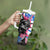 Statue of Liberty Graffiti Street Art Tumbler With Handle America Text and 4th of July Theme in Red White and Blue Design - Wonder Print Shop