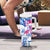 Statue of Liberty Graffiti Street Art Tumbler With Handle America Text and 4th of July Theme in Red White and Blue Design - Wonder Print Shop