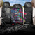 Teddy Bear Hip Hop Graffiti Street Art Back Car Seat Cover Crown Shades and Colorful Spray Paint Design - Wonder Print Shop