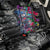 Teddy Bear Hip Hop Graffiti Street Art Back Car Seat Cover Crown Shades and Colorful Spray Paint Design - Wonder Print Shop