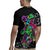 Teddy Bear Hip Hop Graffiti Street Art Rugby Jersey Crown Shades and Colorful Spray Paint Design - Wonder Print Shop