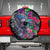 Teddy Bear Hip Hop Graffiti Street Art Spare Tire Cover Crown Shades and Colorful Spray Paint Design - Wonder Print Shop