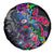 Teddy Bear Hip Hop Graffiti Street Art Spare Tire Cover Crown Shades and Colorful Spray Paint Design - Wonder Print Shop
