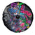 Teddy Bear Hip Hop Graffiti Street Art Spare Tire Cover Crown Shades and Colorful Spray Paint Design - Wonder Print Shop